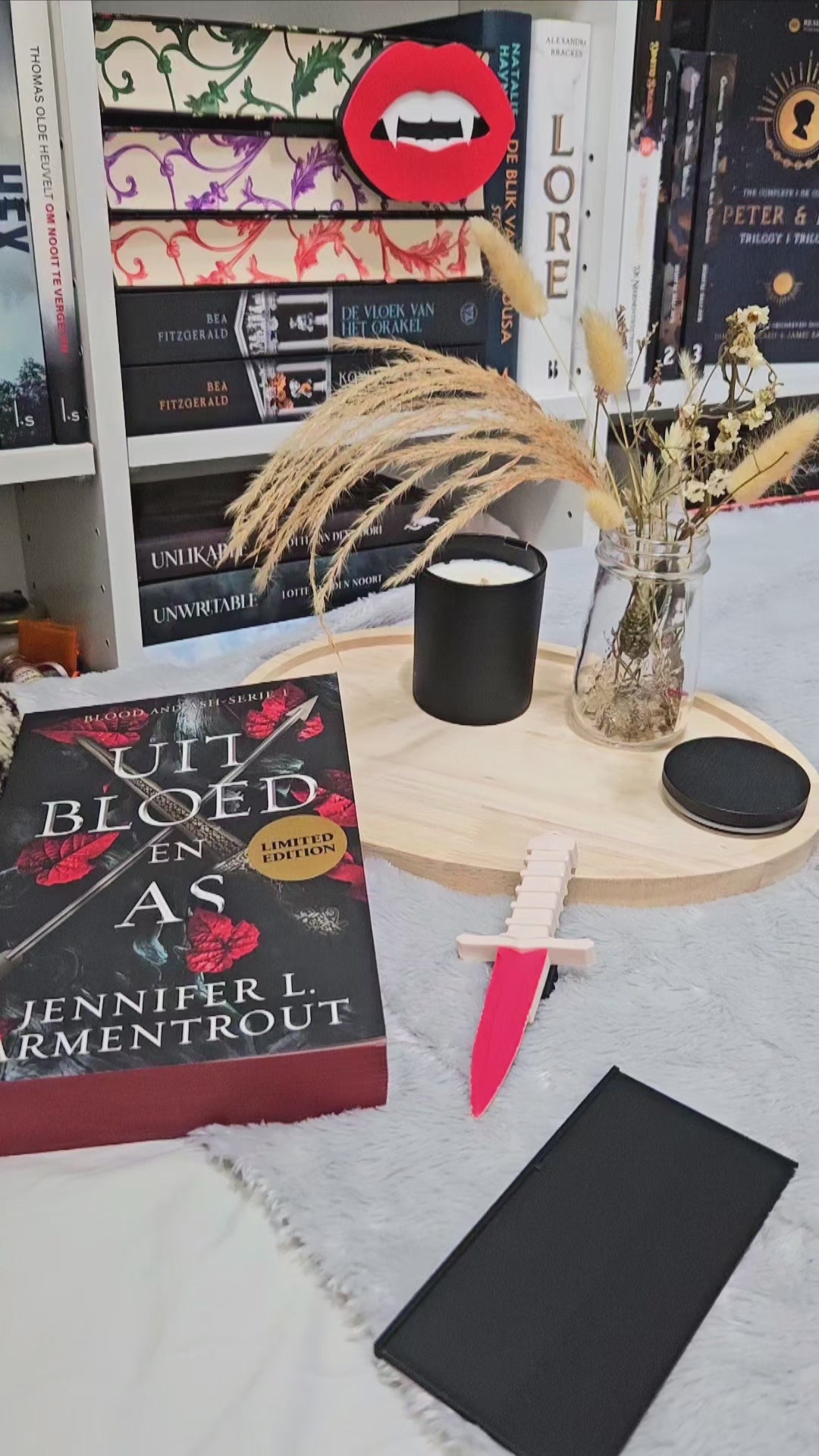 Bookshelf Peekout Sign - Dagger