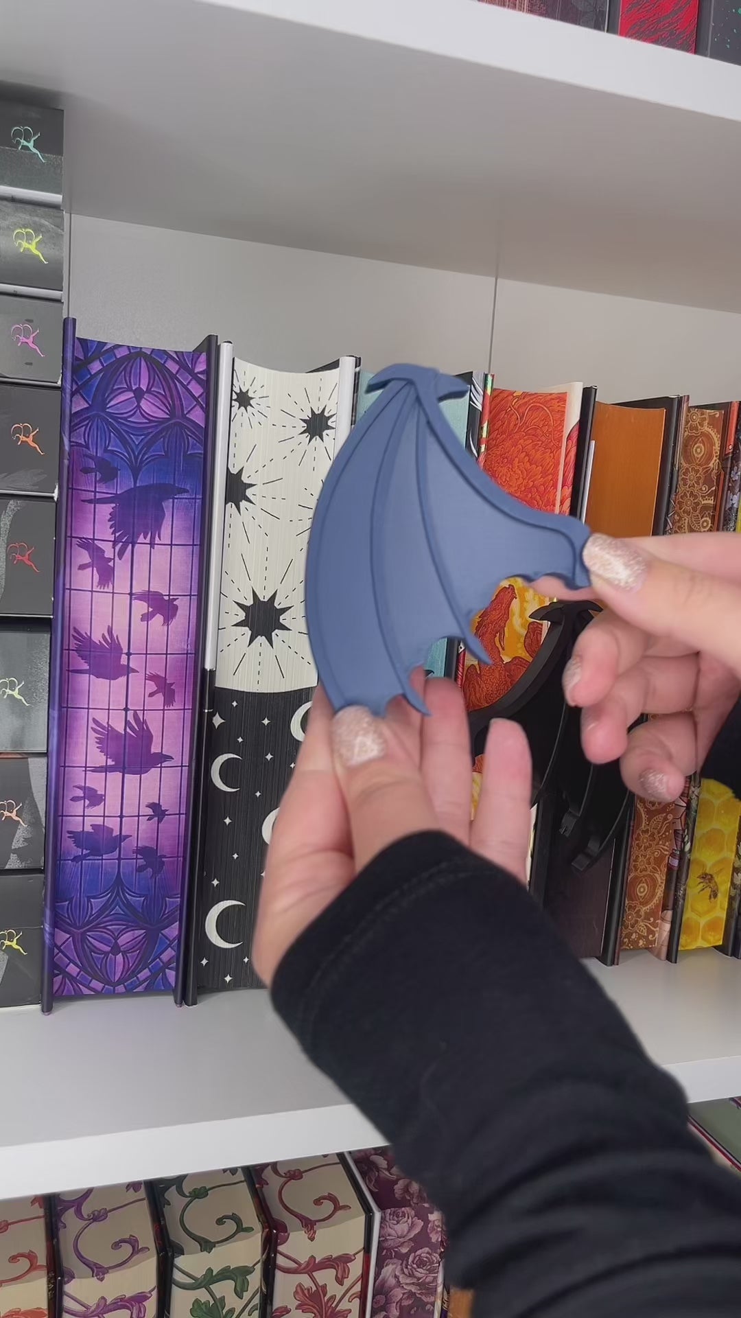 Bookshelf Peekout Sign - Dragon Wing