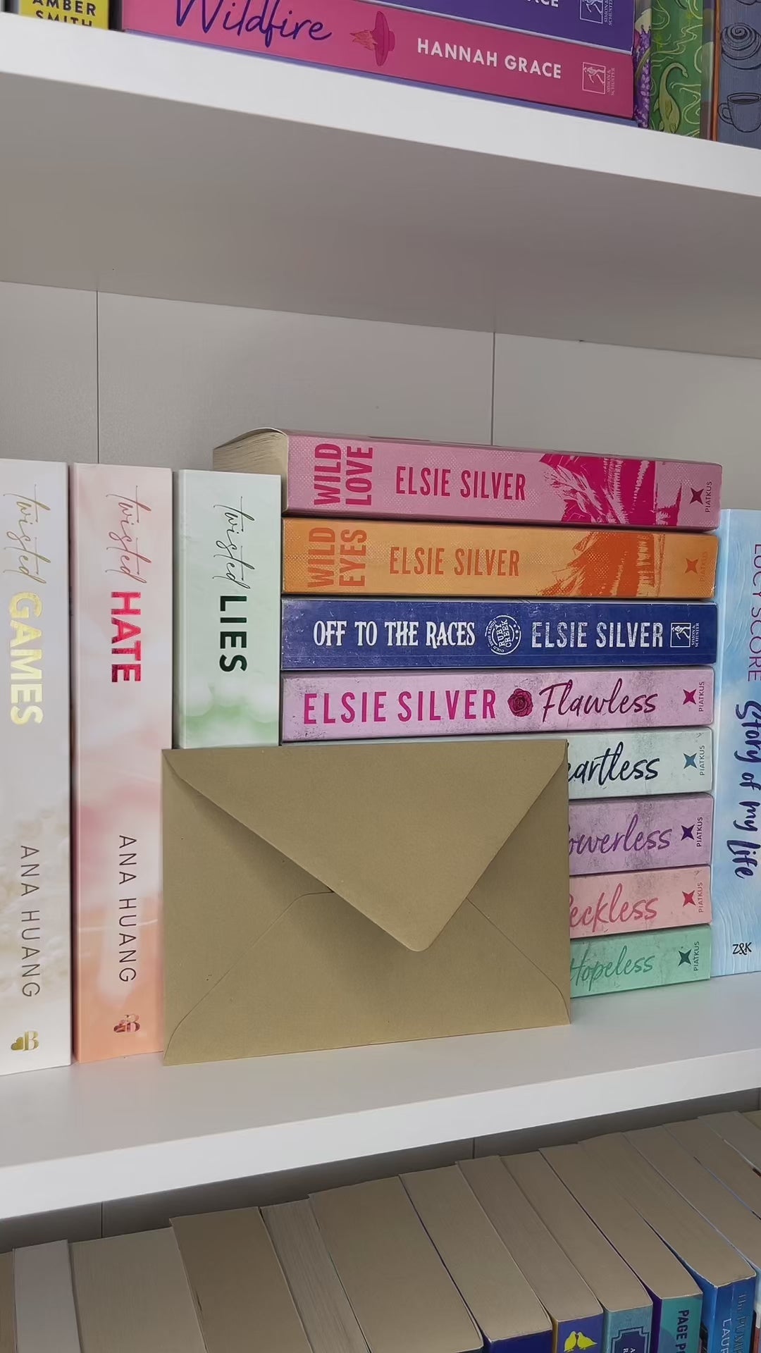 Birthday Card - Dark Bookcase