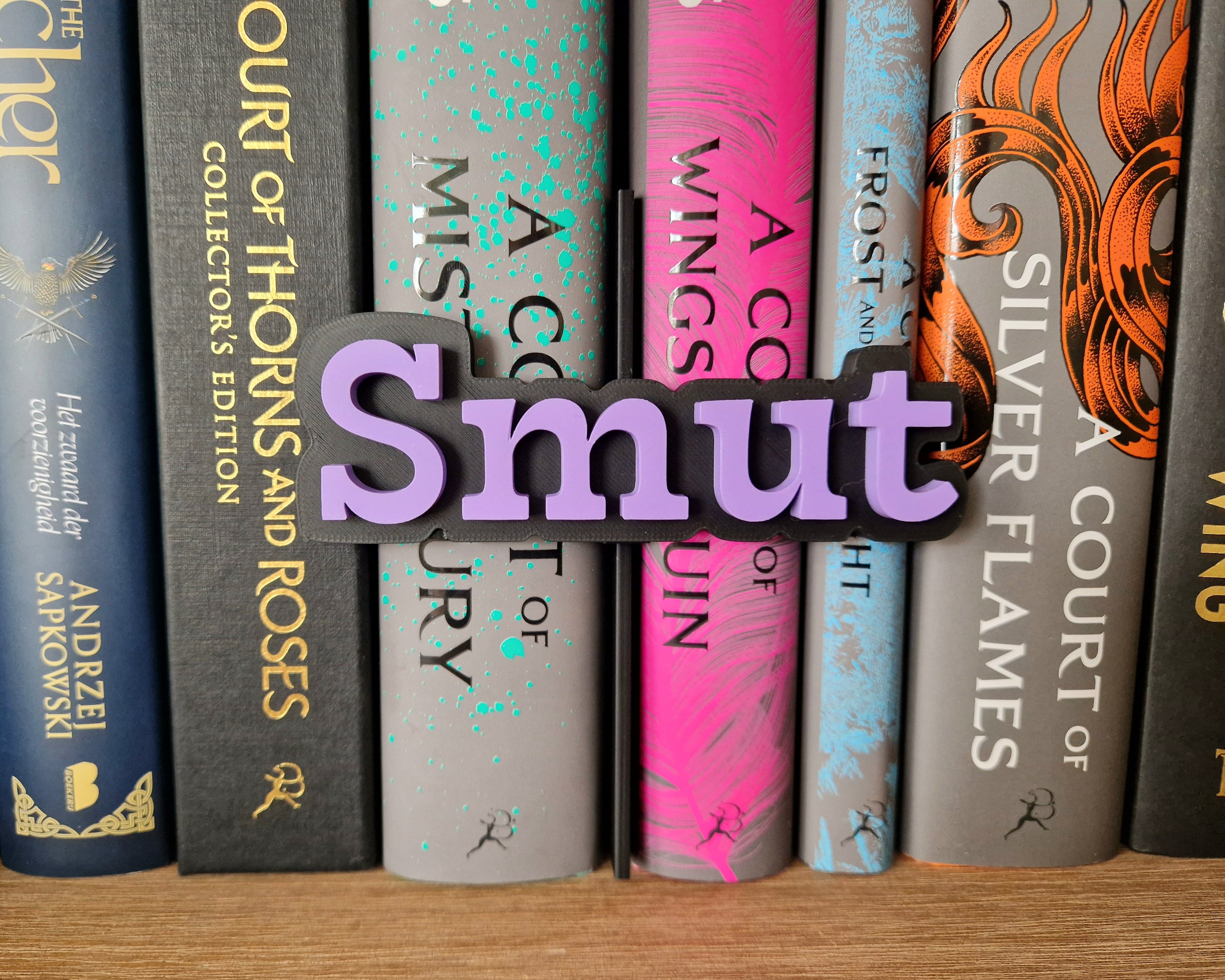 Bookshelf Peekout Sign - Smut