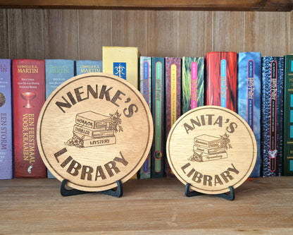 Personalizable Library Sign - Favorite Genres