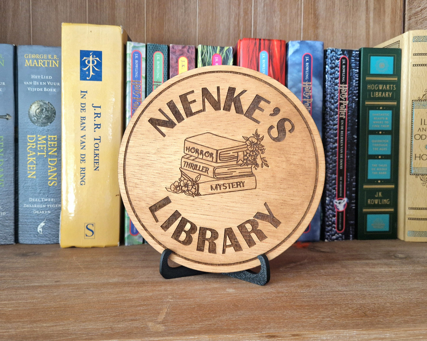 Personalizable Library Sign - Favorite Genres