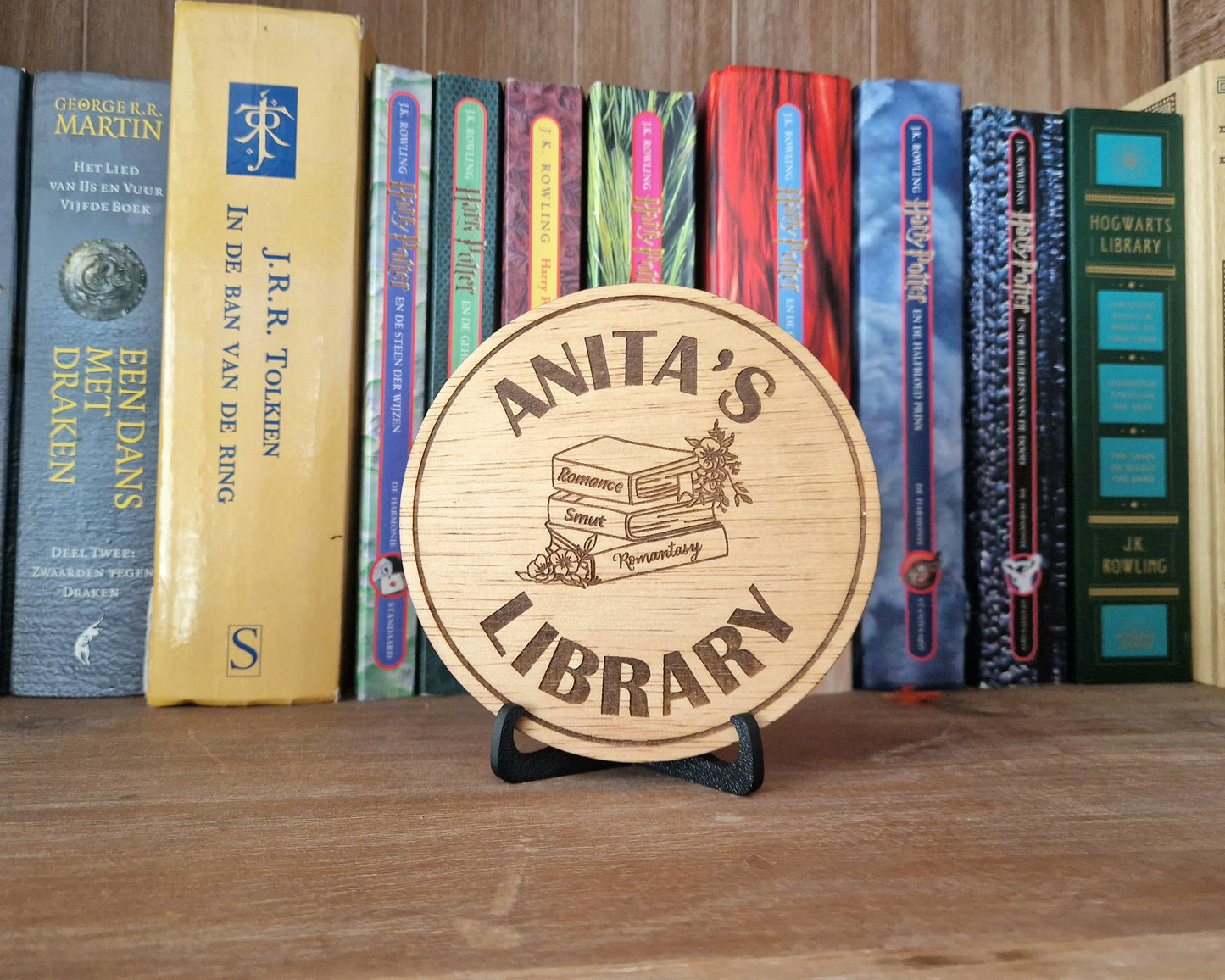 Personalizable Library Sign - Favorite Genres