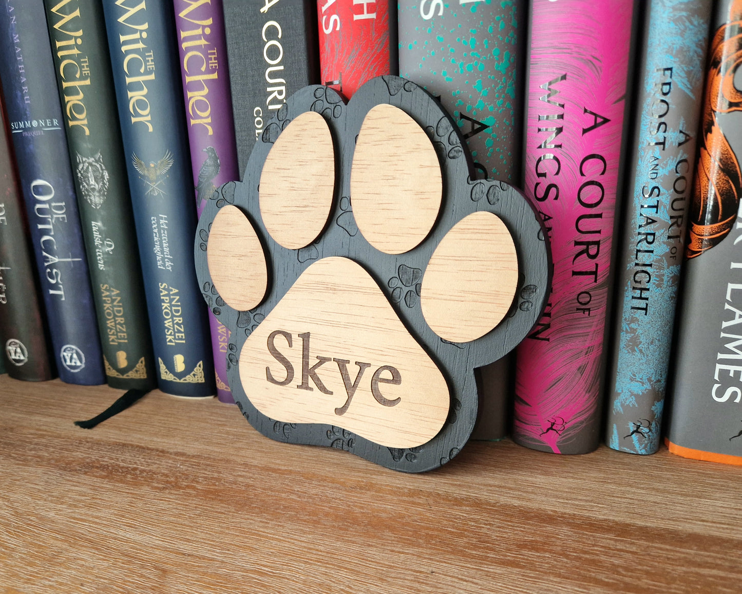 Personalizable Dog Paw Sign