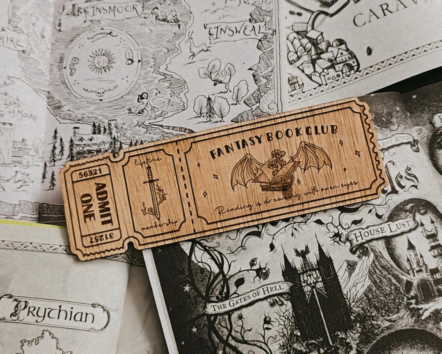 Genre Bookmark - Fantasy Ticket