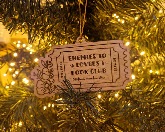 Bookish Ornament - Enemies to Lovers