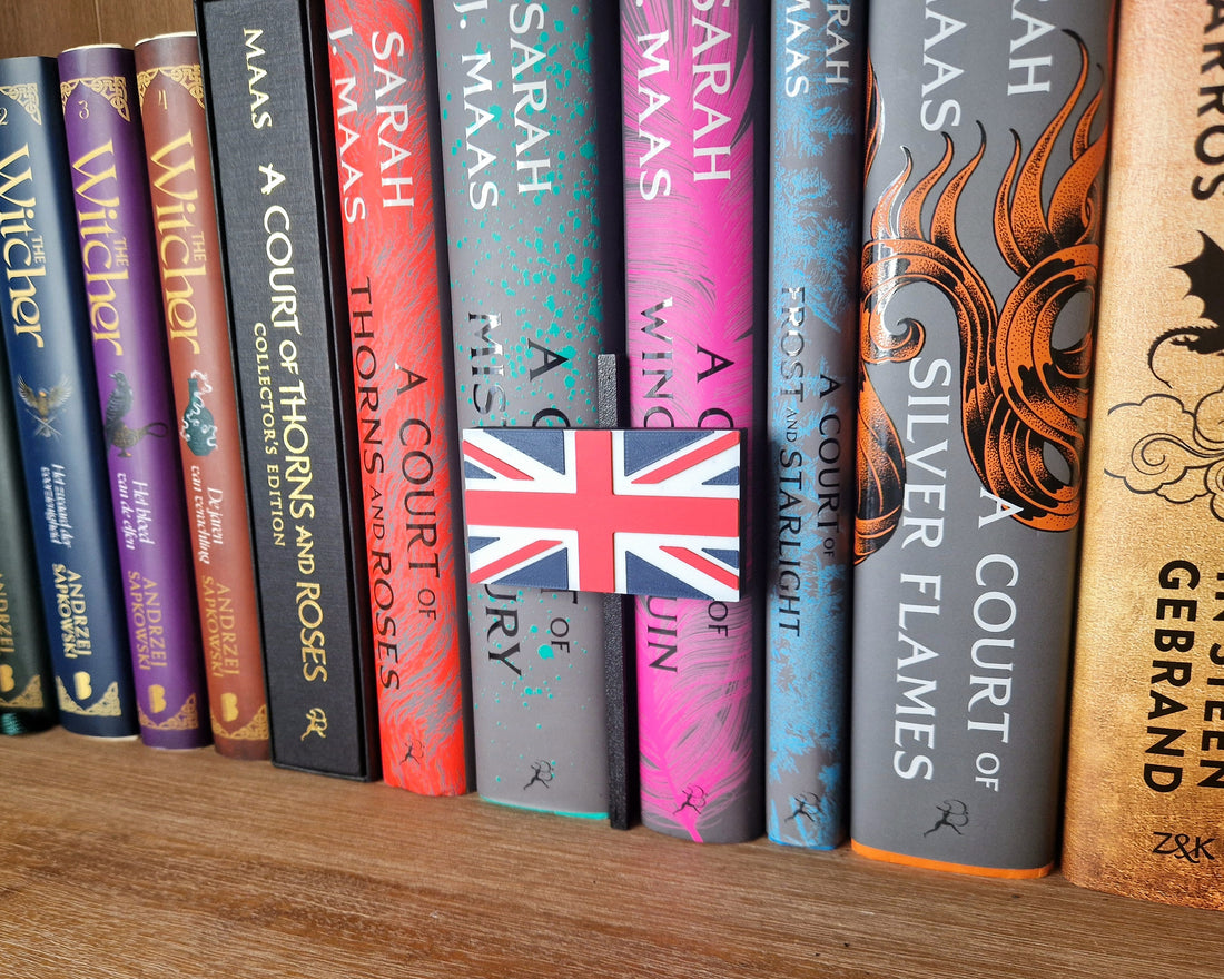 Bookshelf Peekout Sign - Flags