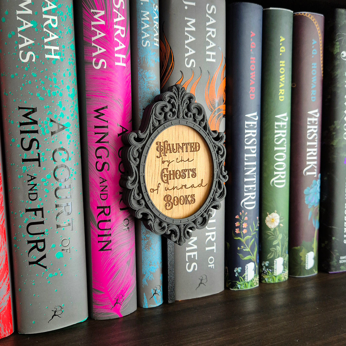 Wooden Peekout Sign - Haunted by