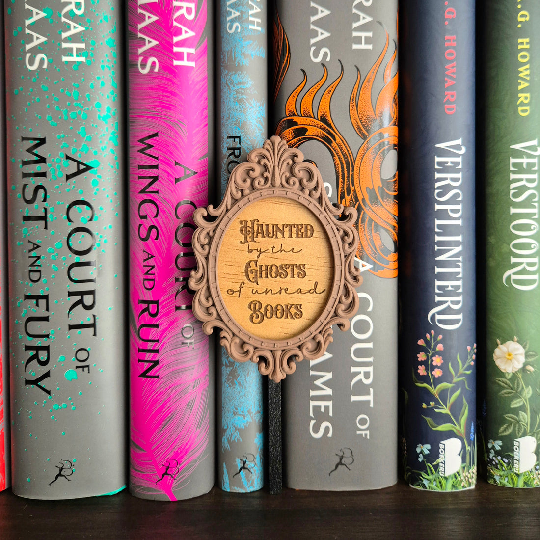 Wooden Peekout Sign - Haunted by