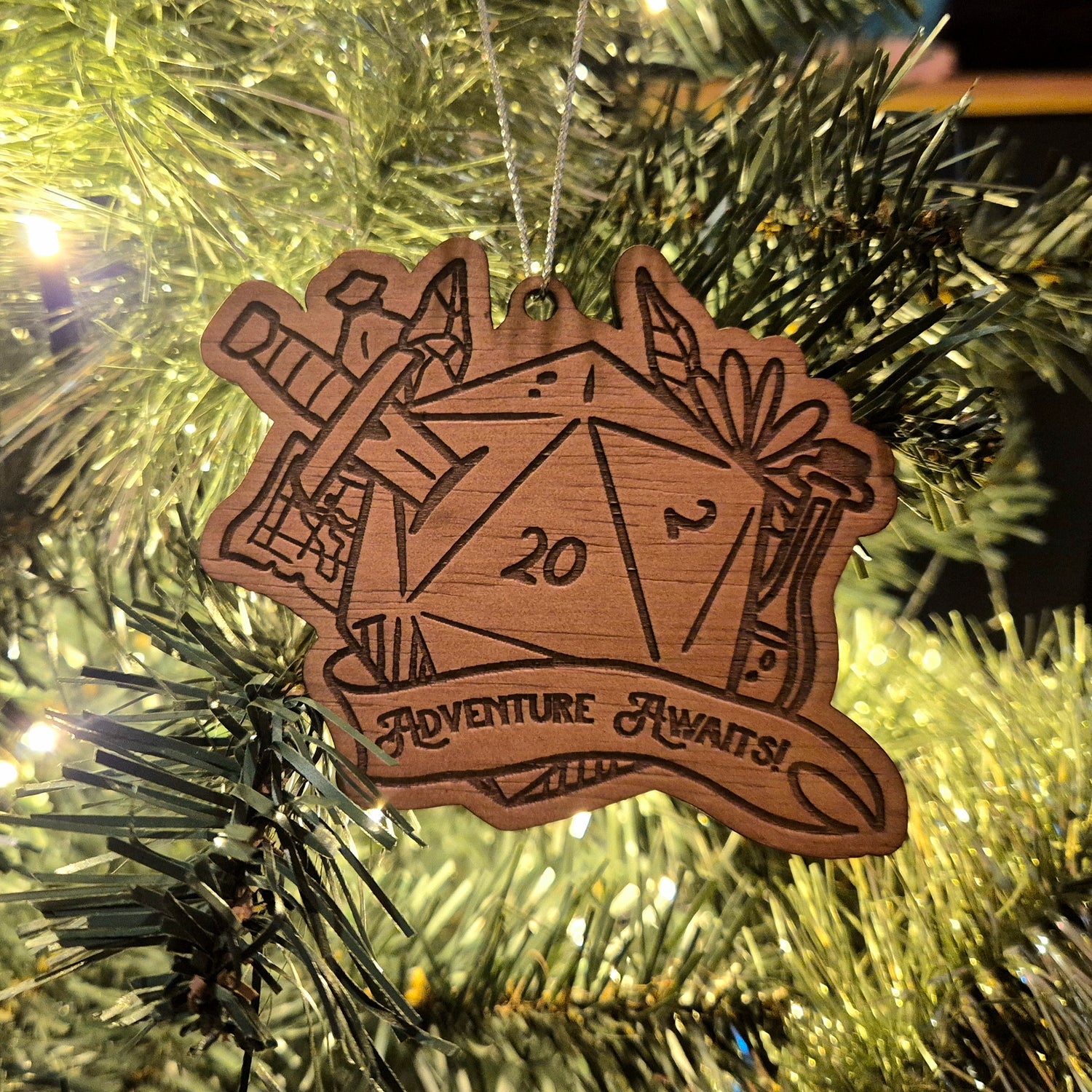 DnD Ornament - Adventure Awaits!