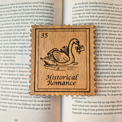 Bookish Postzegel Onderzetter - Historical Romance