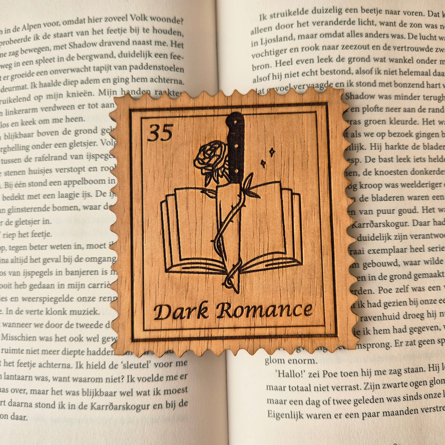 Bookish Postzegel Onderzetter - Dark Romance