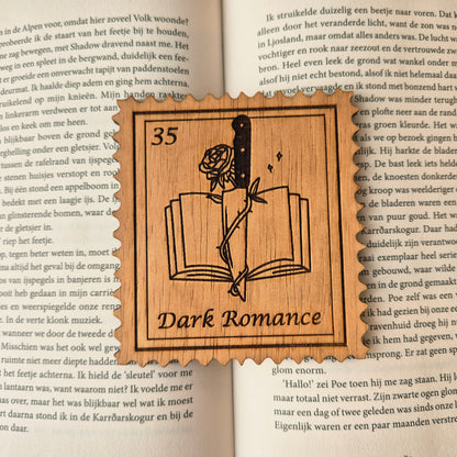 Bookish Postzegel Onderzetter - Dark Romance