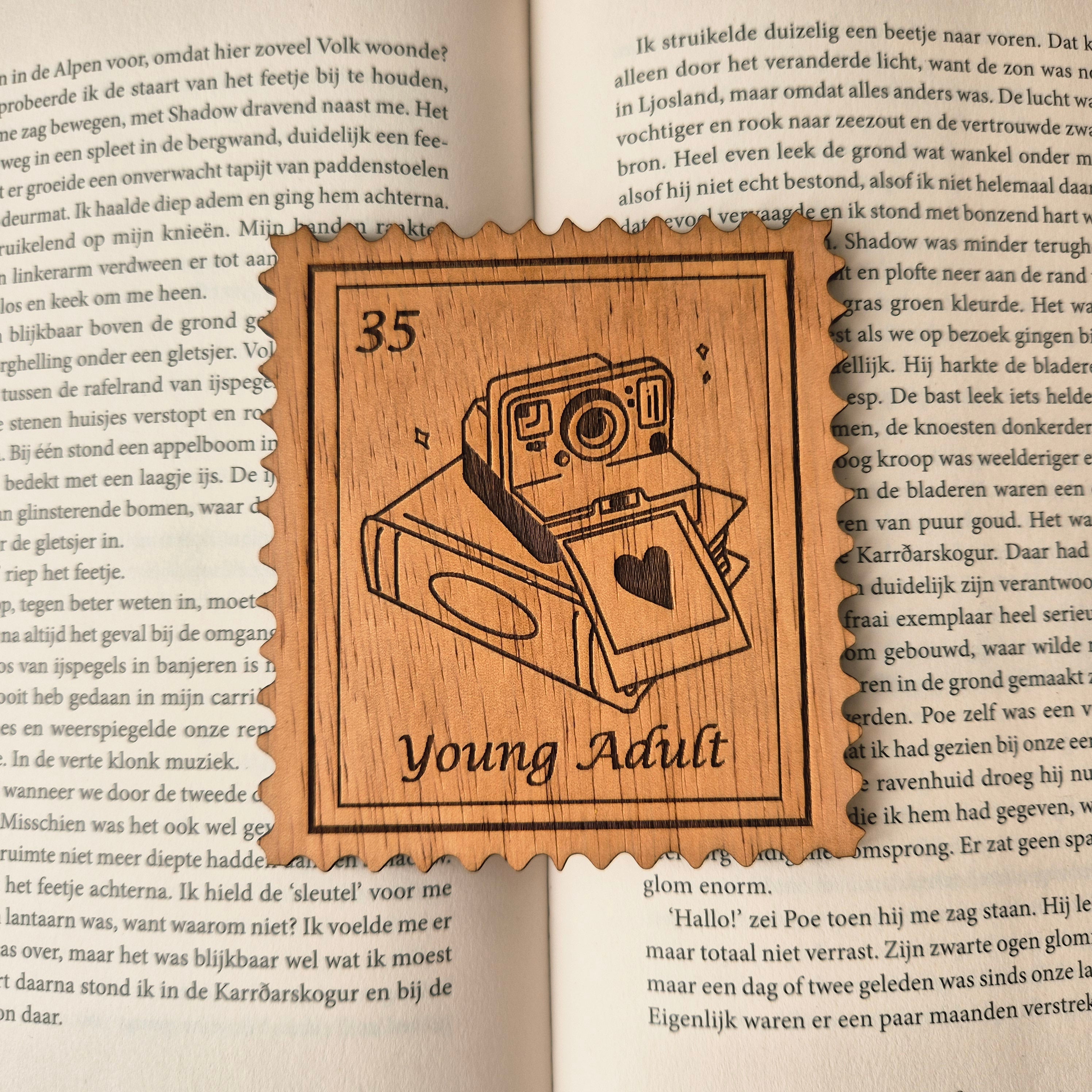 Bookish Stamp Coaster - Young Adult
