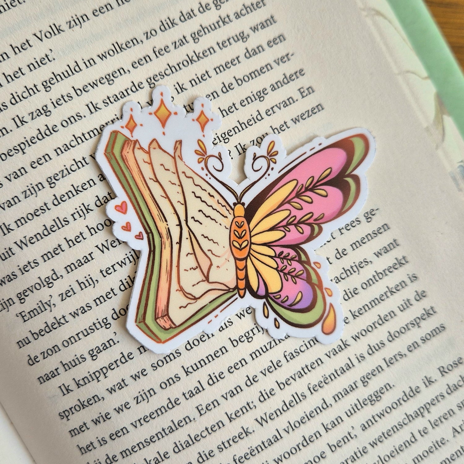 Bookish Sticker - Book Butterfly