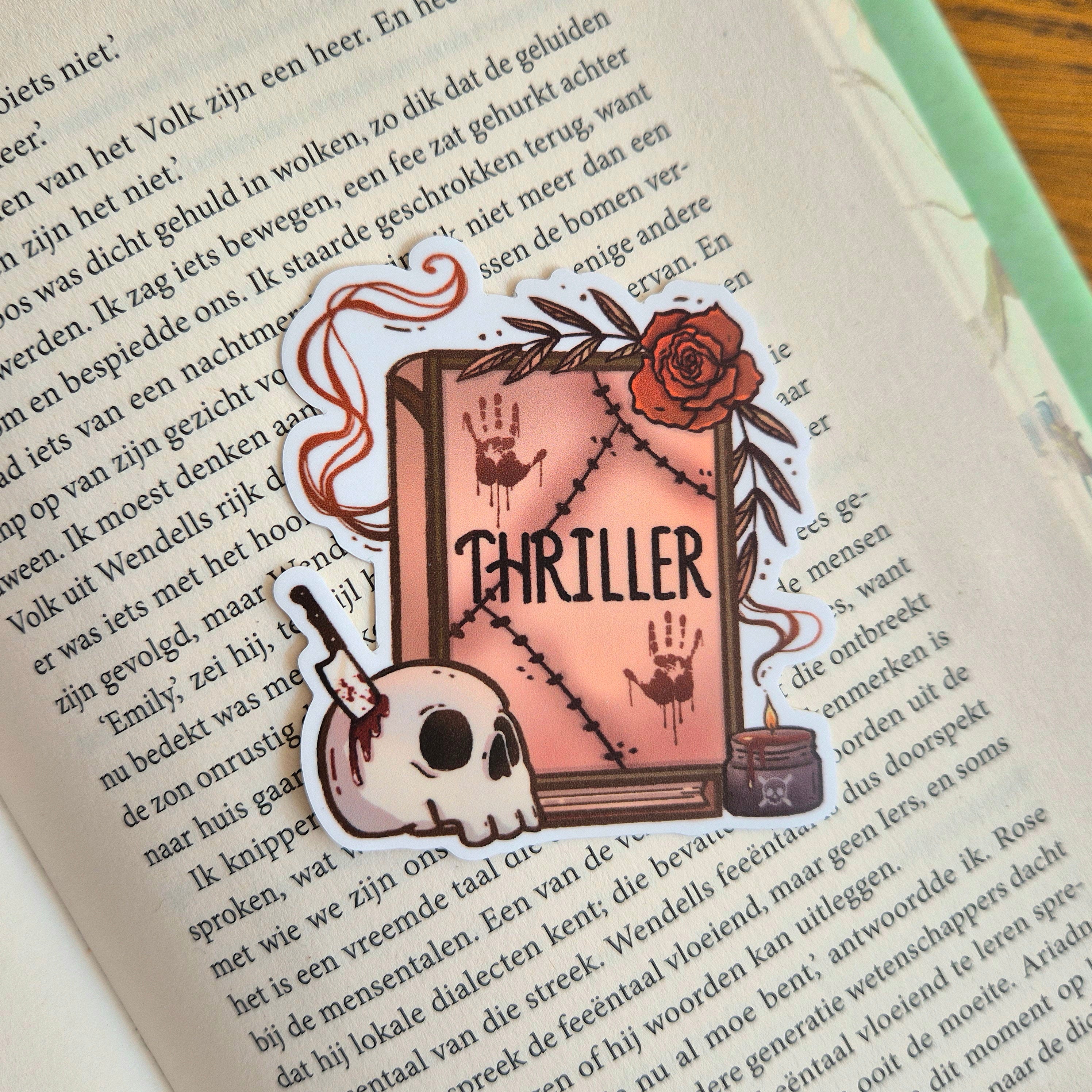 Bookish Sticker - Thriller