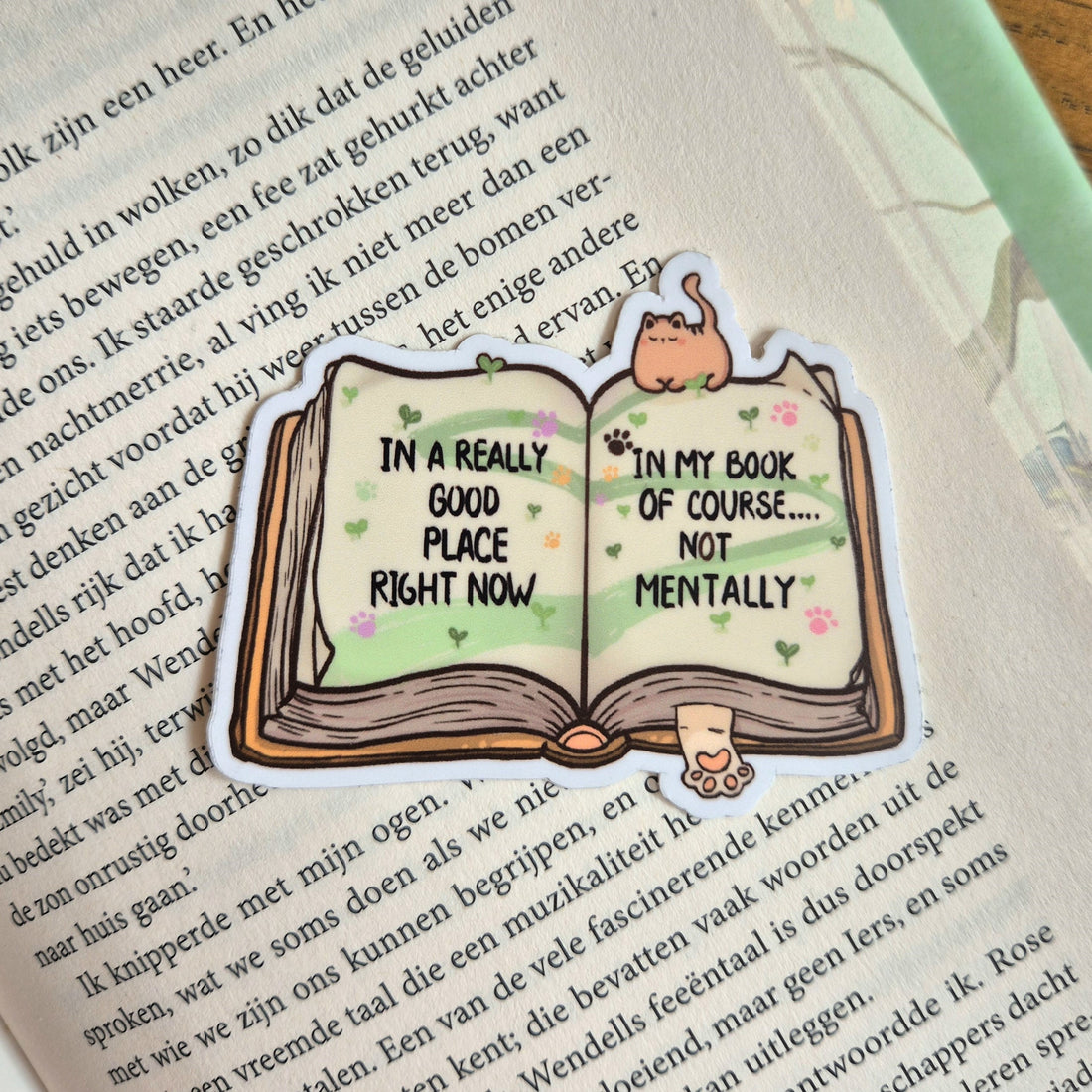 Bookish Sticker - In a really good place