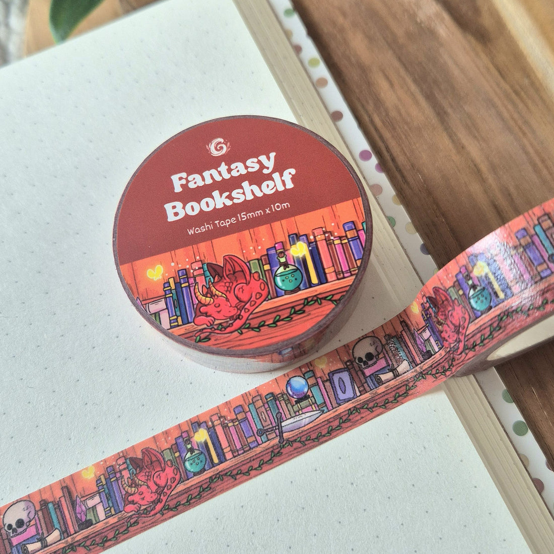 Washi Tape - Fantasy Bookshelf