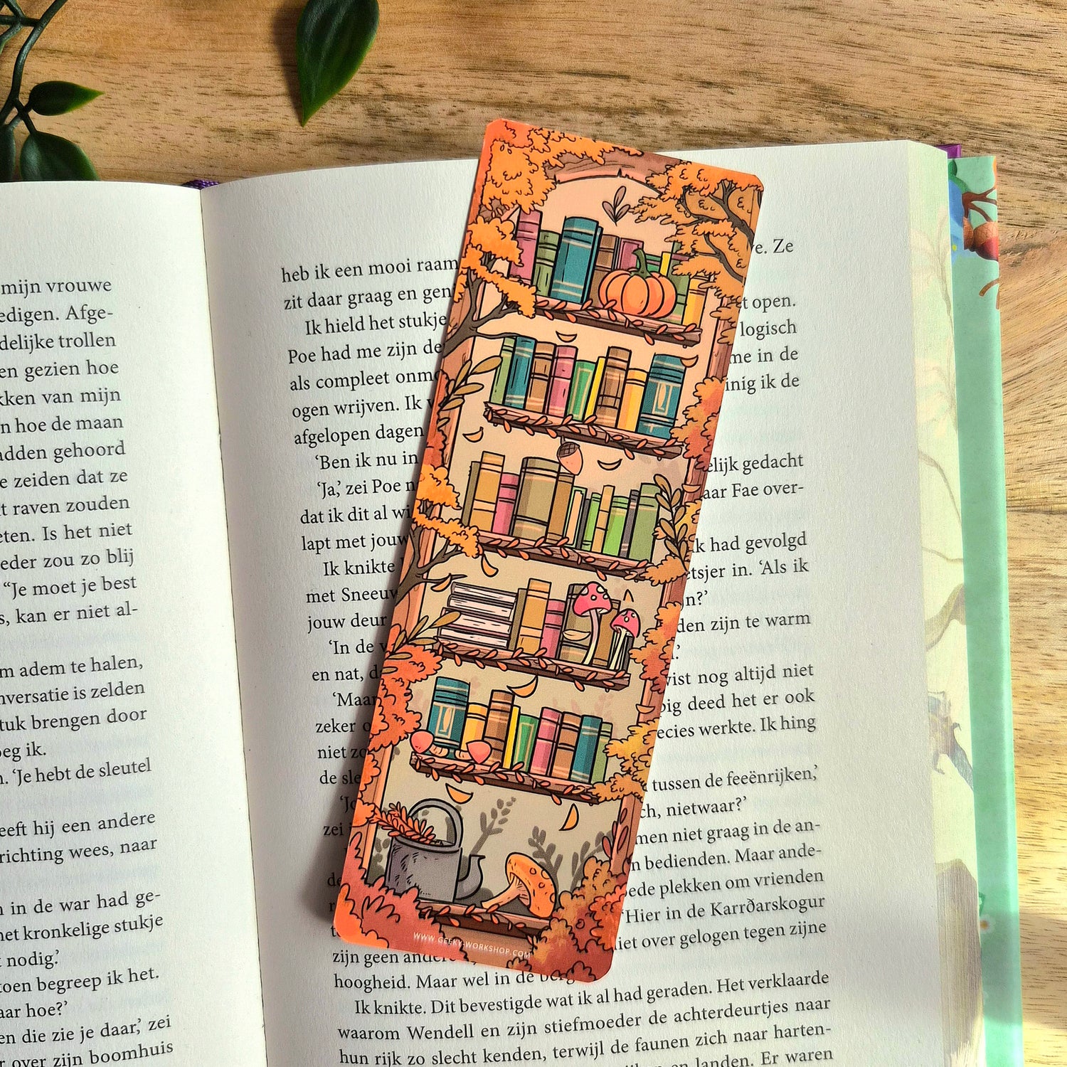 Bookmark - Autumn Bookcase