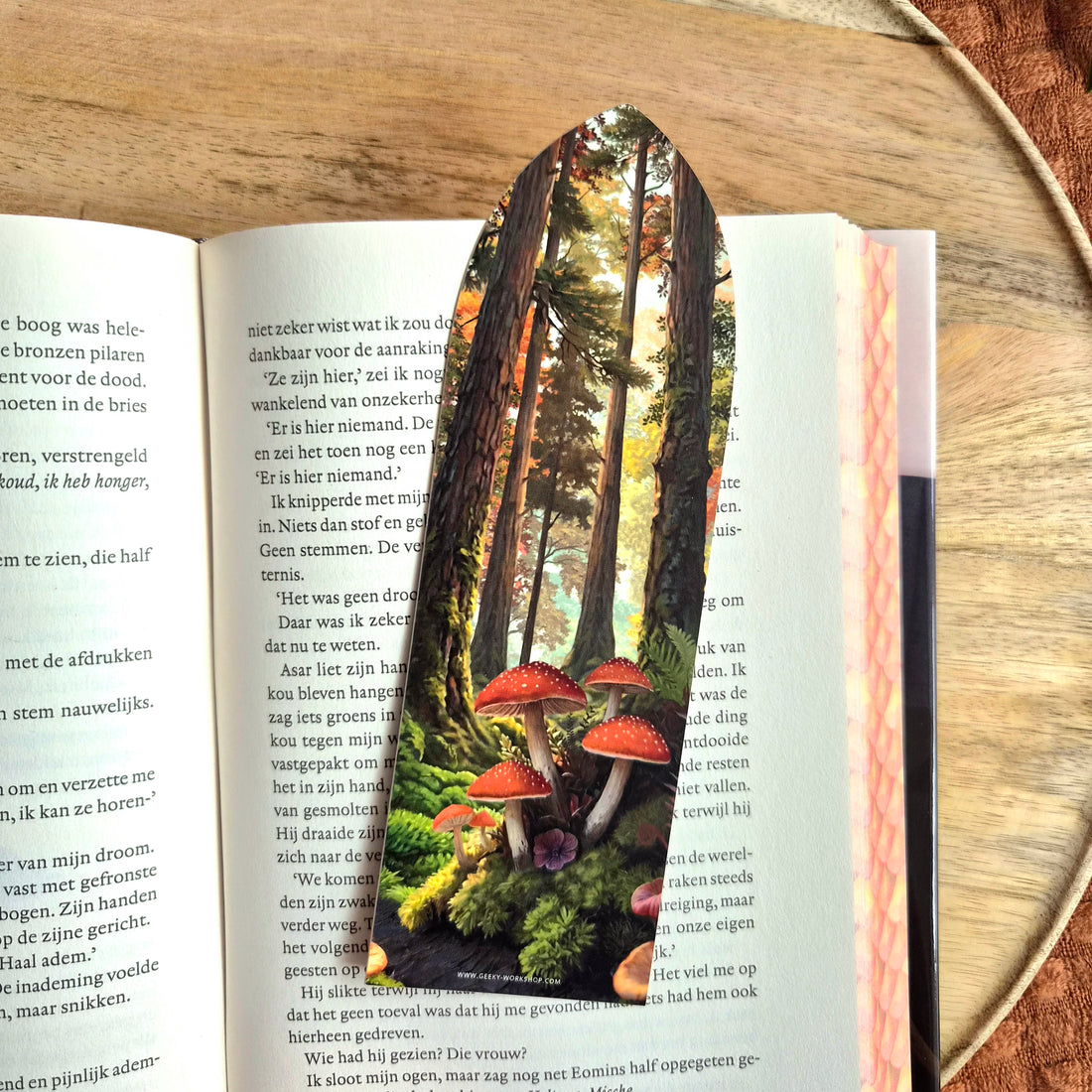 Booknook bookmark - Forest Mushrooms