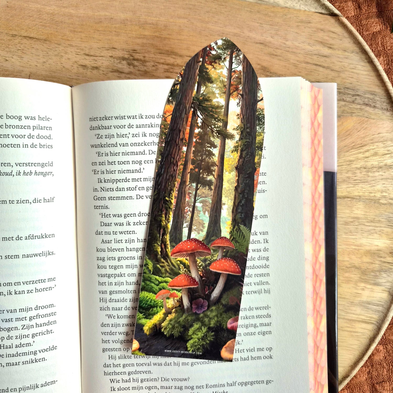 Booknook bookmark - Forest Mushrooms