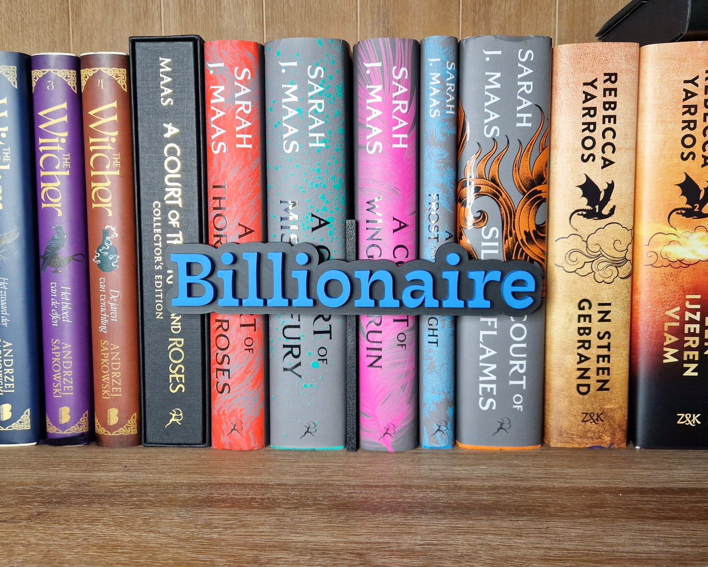 Boekenplank Peekout Bordje - Billionaire