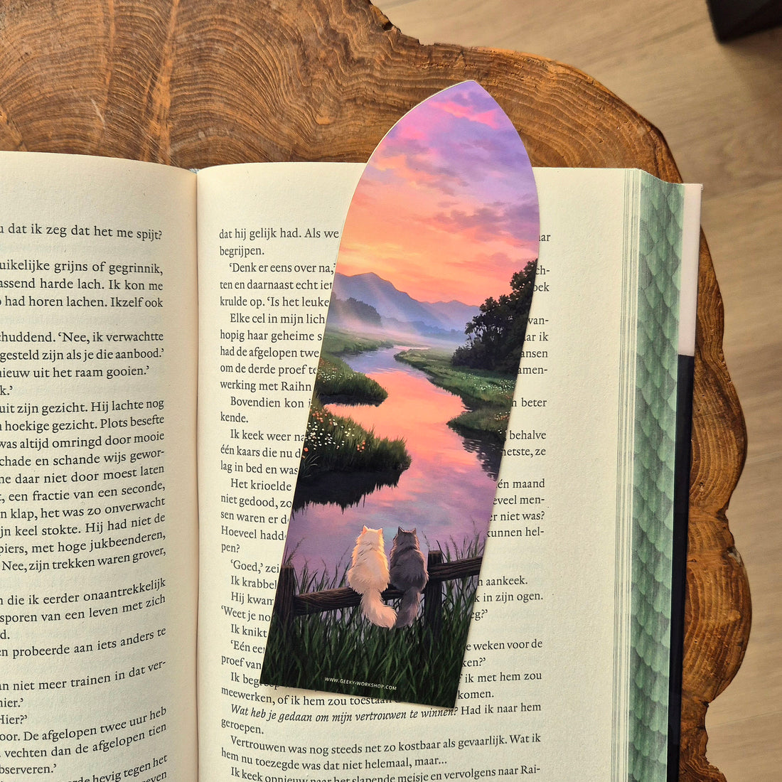 Booknook bookmark - Riverside Cats