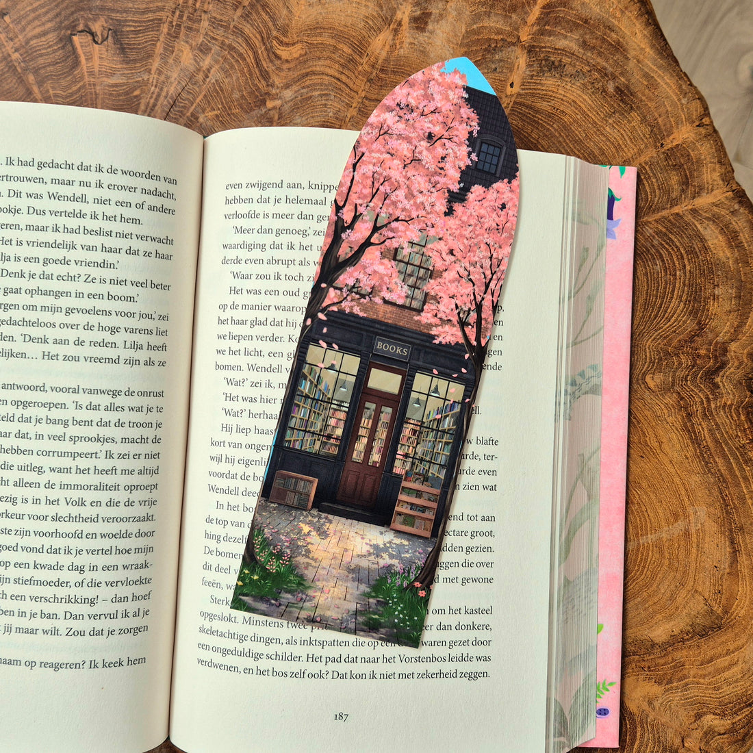 Booknook bookmark - Spring Bookshop
