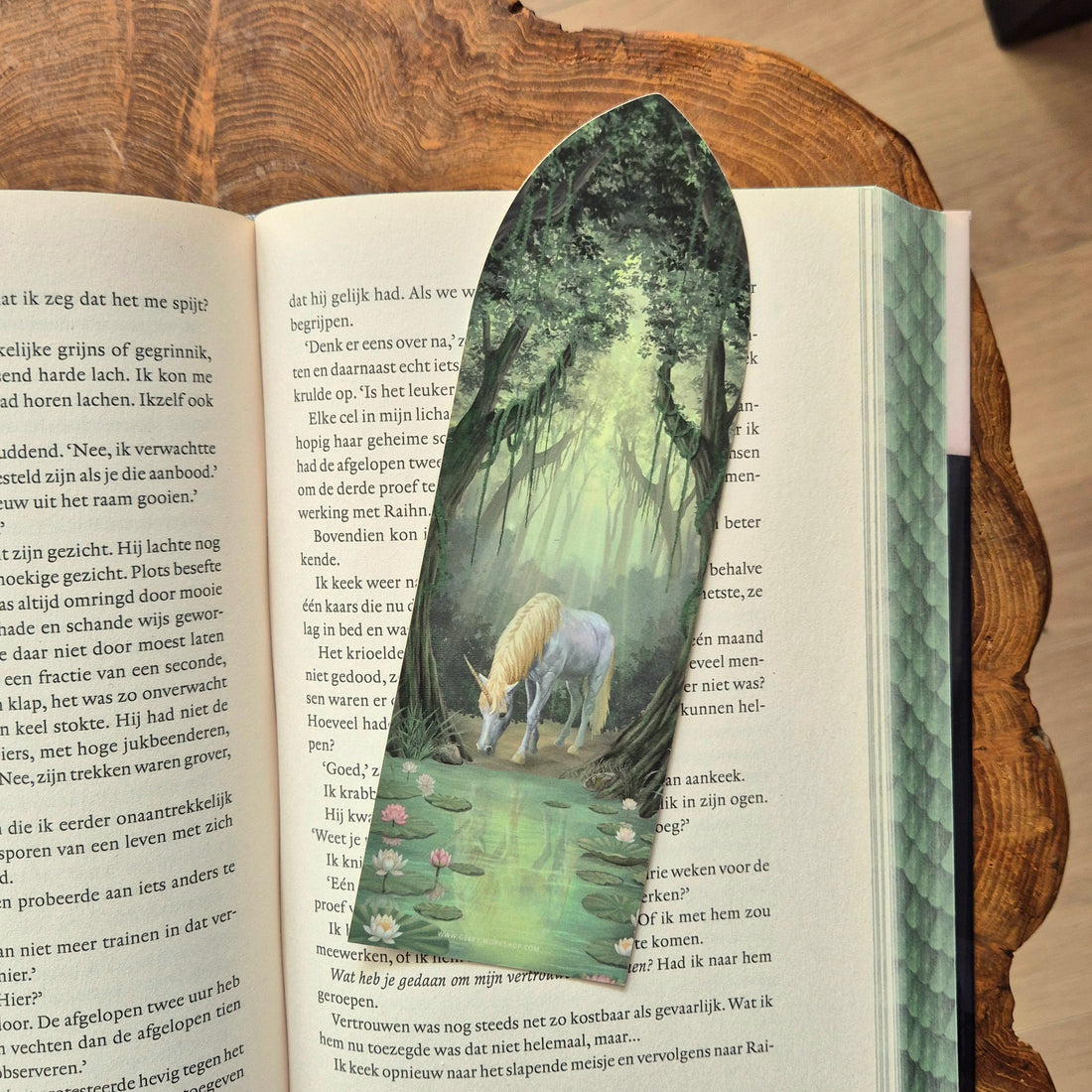Booknook bookmark - Unicorn Pond