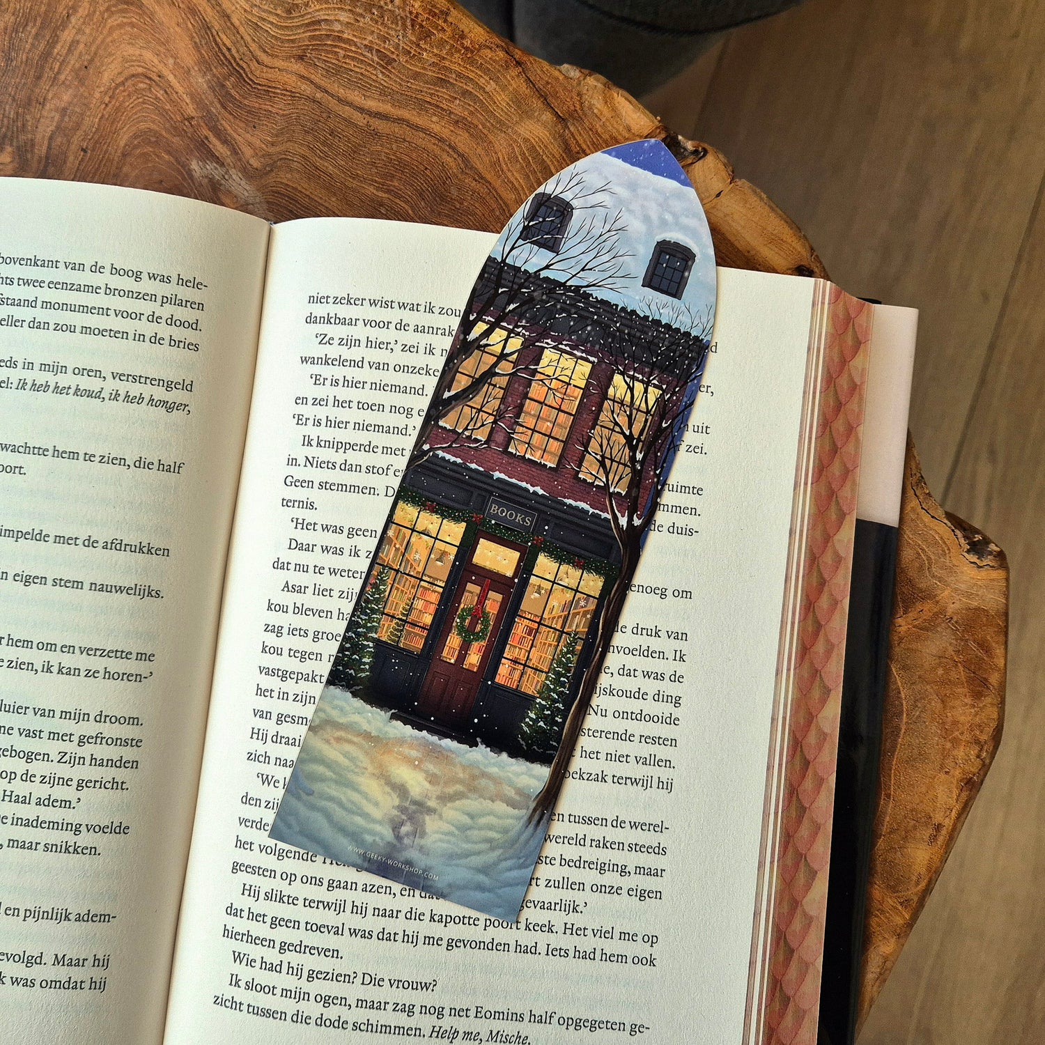 Booknook Boekenlegger - Winter Bookshop