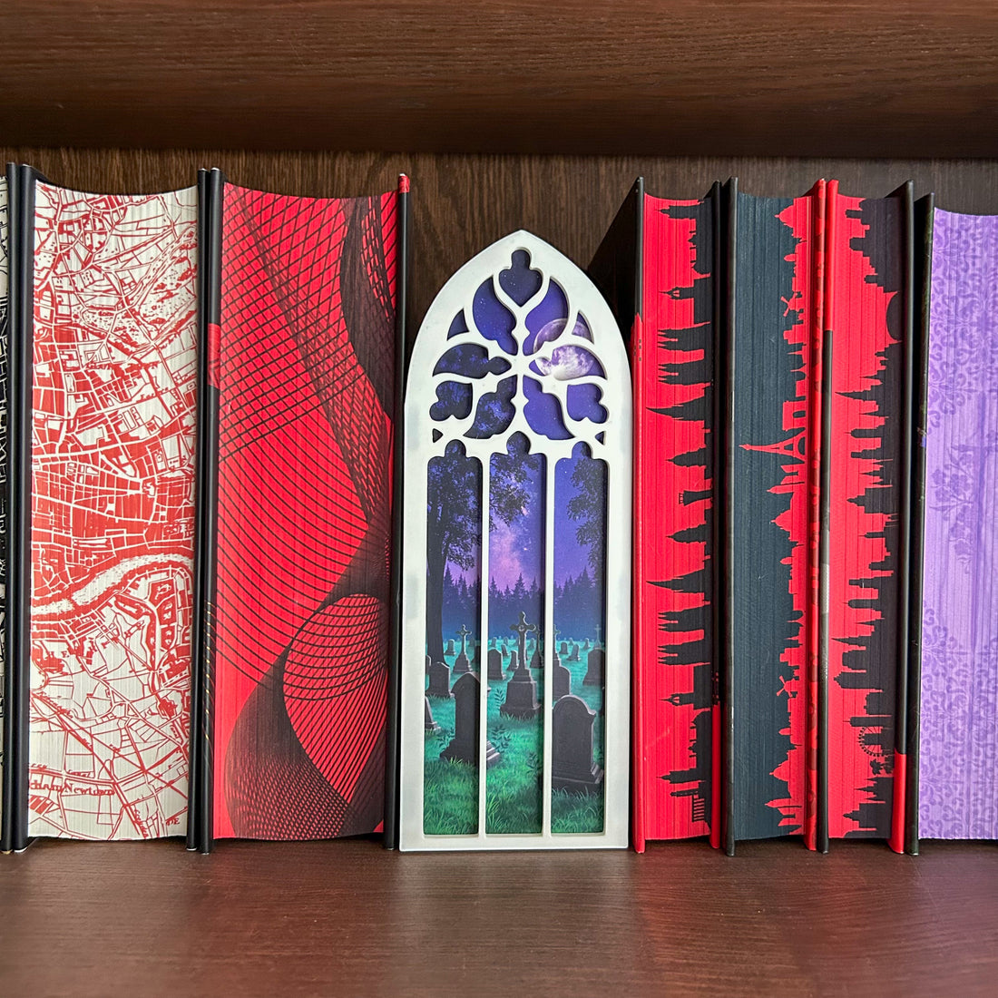 Booknook bookmark - Moonlit Cemetery