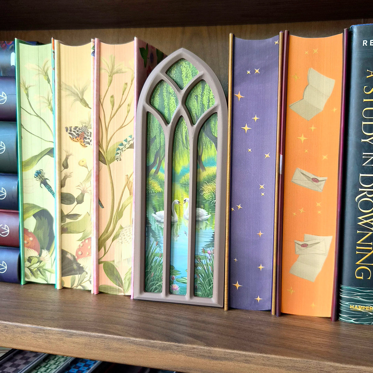 Booknook Boekenlegger - Zwanenpaar