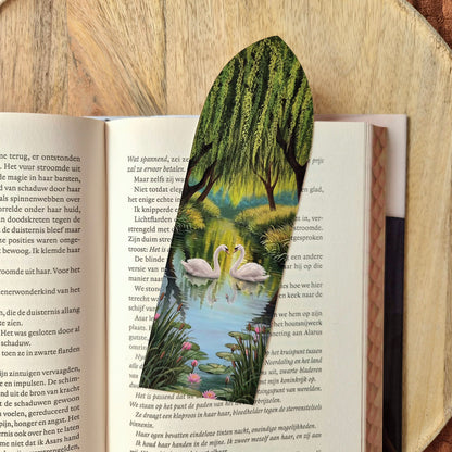 Booknook Boekenlegger - Zwanenpaar