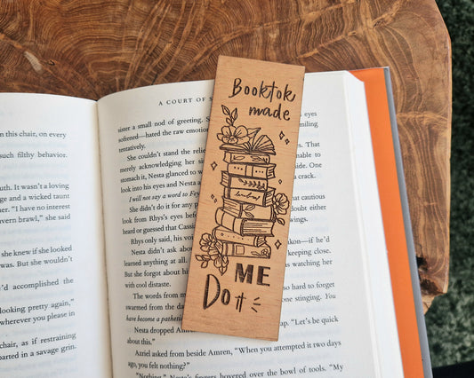 Bookmark - "Booktok made me do it"