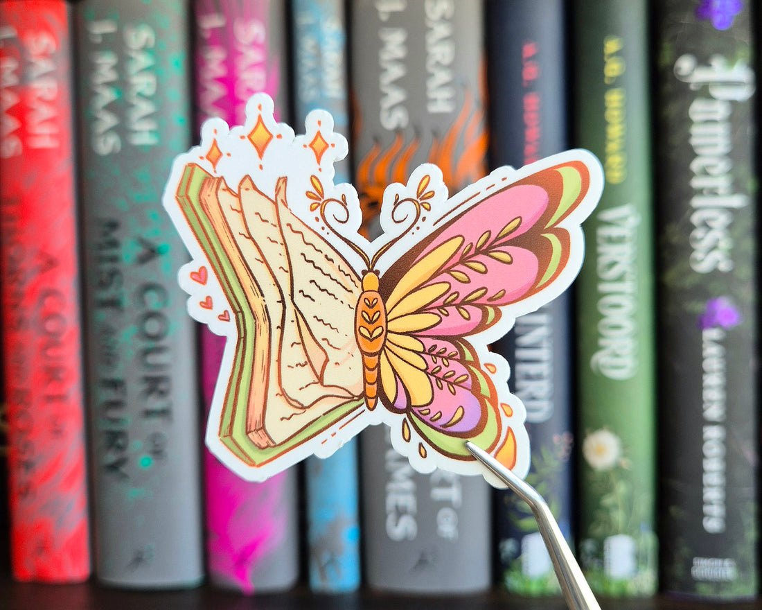 Bookish Sticker - Book Butterfly