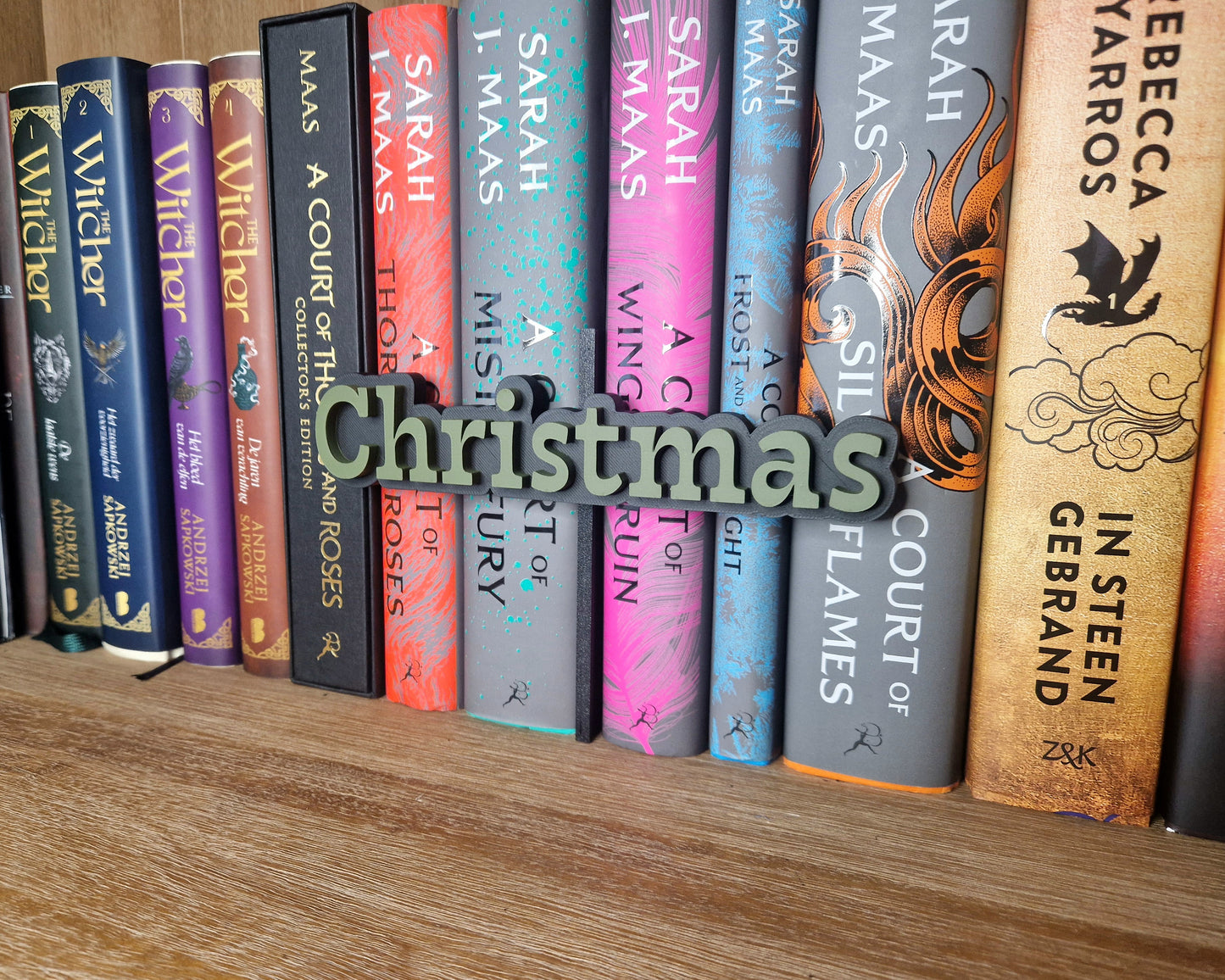 Bookshelf Peekout Sign - Christmas