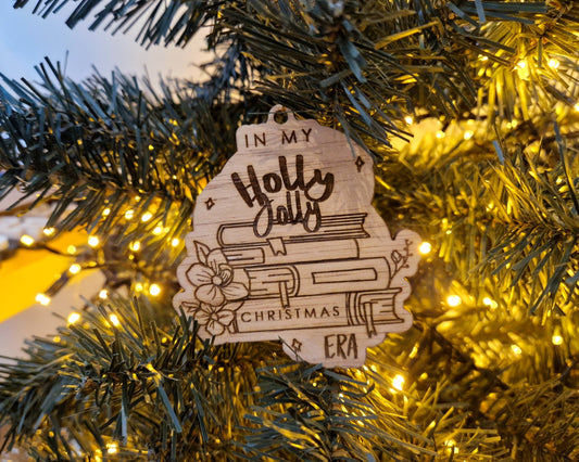 Bookish Ornament - Christmas era