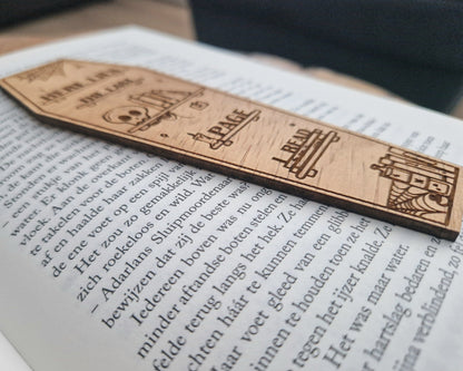 Bookmark - "Here lies the last page I read"