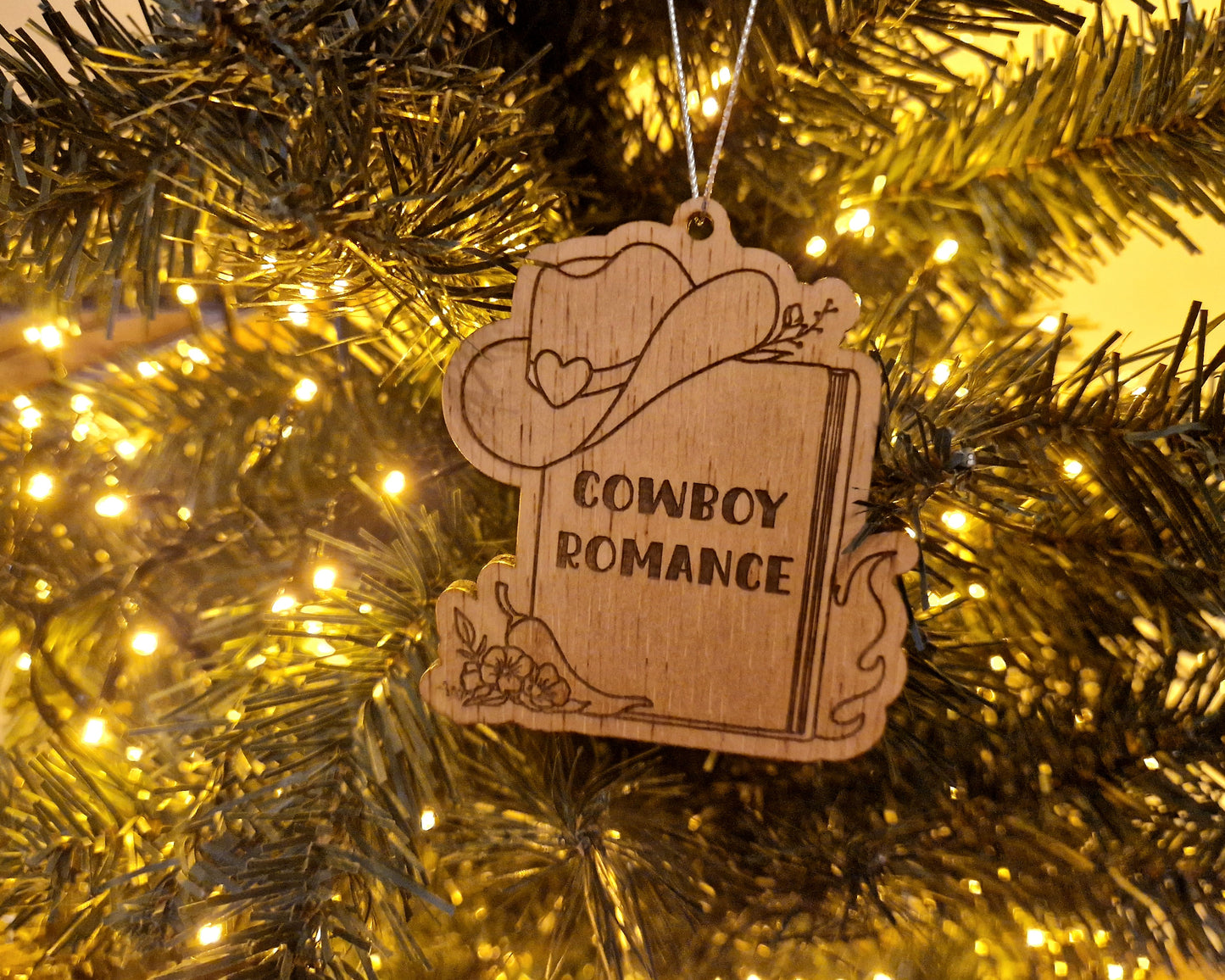 Bookish Ornament - Cowboy Romance