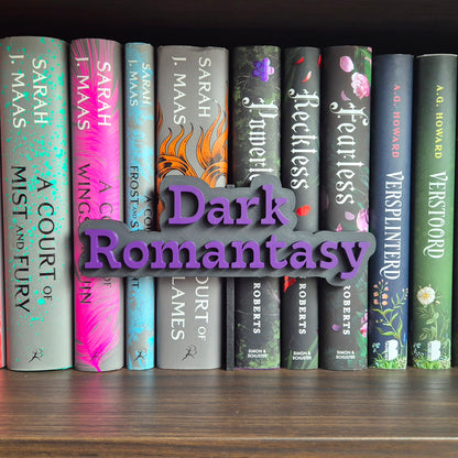 Boekenplank Peekout Bordje - Dark Romantasy