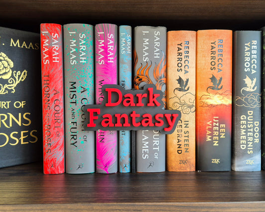 Bookshelf Peekout Sign - Dark Fantasy