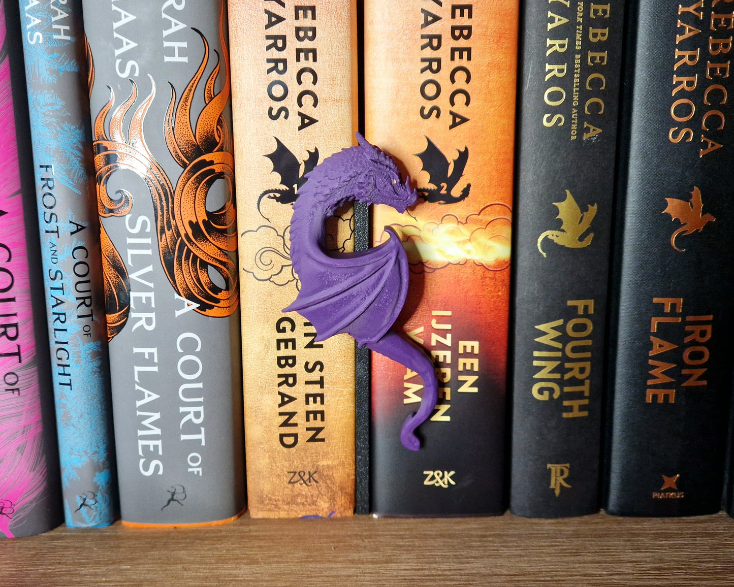 Bookshelf Peekout Sign - Dragon heart