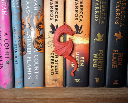 Bookshelf Peekout Sign - Dragon heart