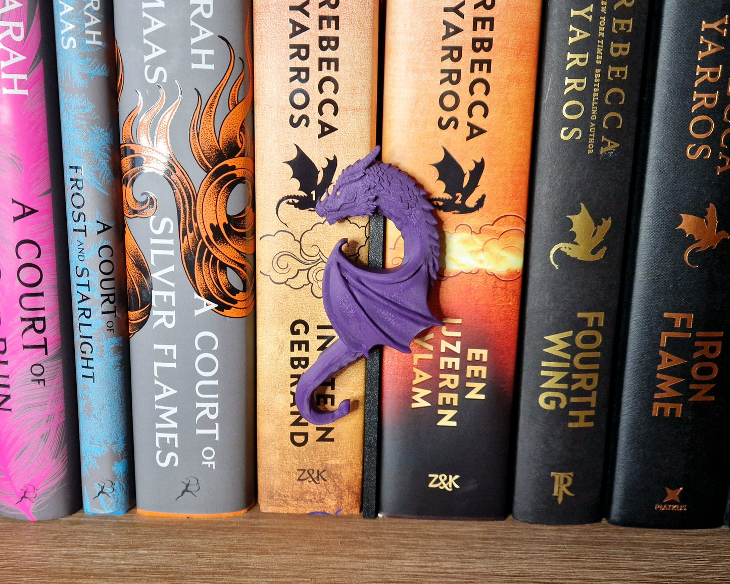 Bookshelf Peekout Sign - Dragon heart