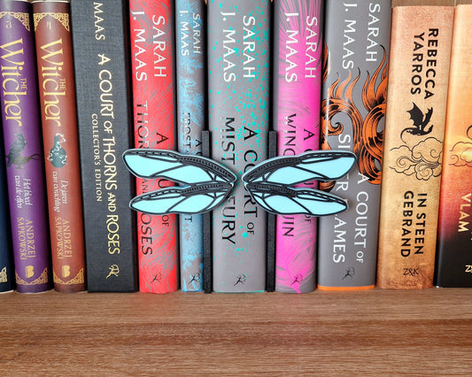 Bookshelf Peekout Sign - Dragonfly wings (set of 2)