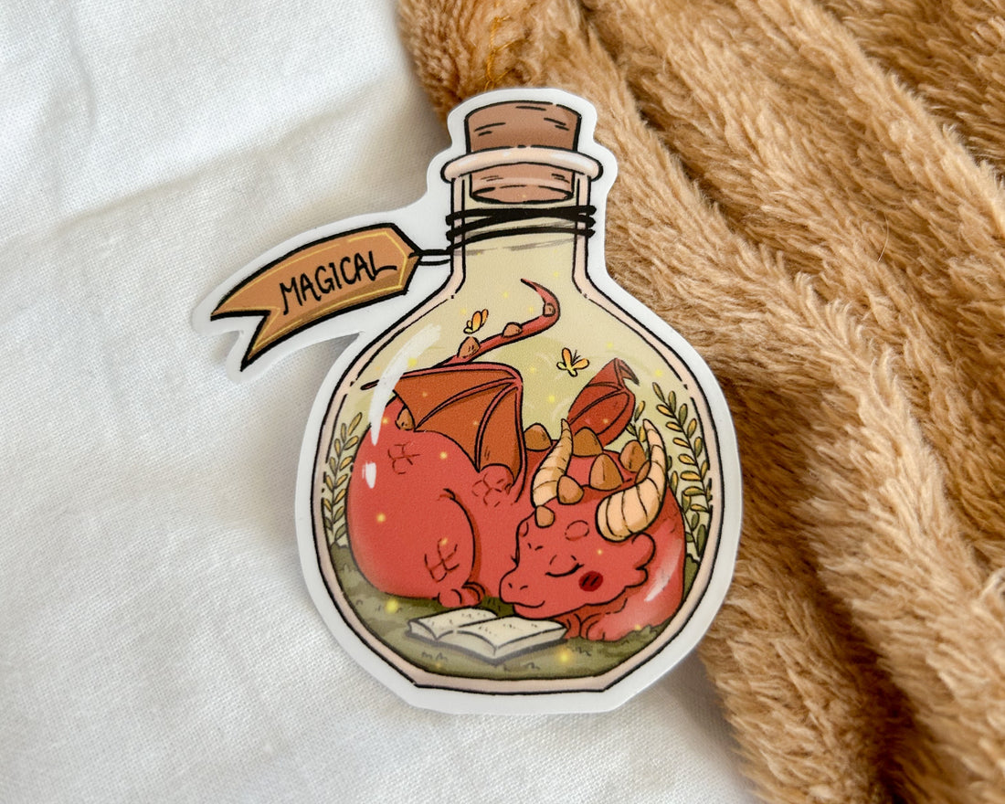 Bookish Sticker - Dragon Potion
