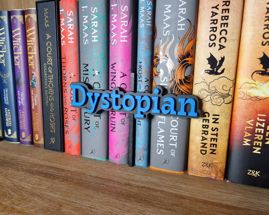 Bookshelf Peekout Sign - Dystopian