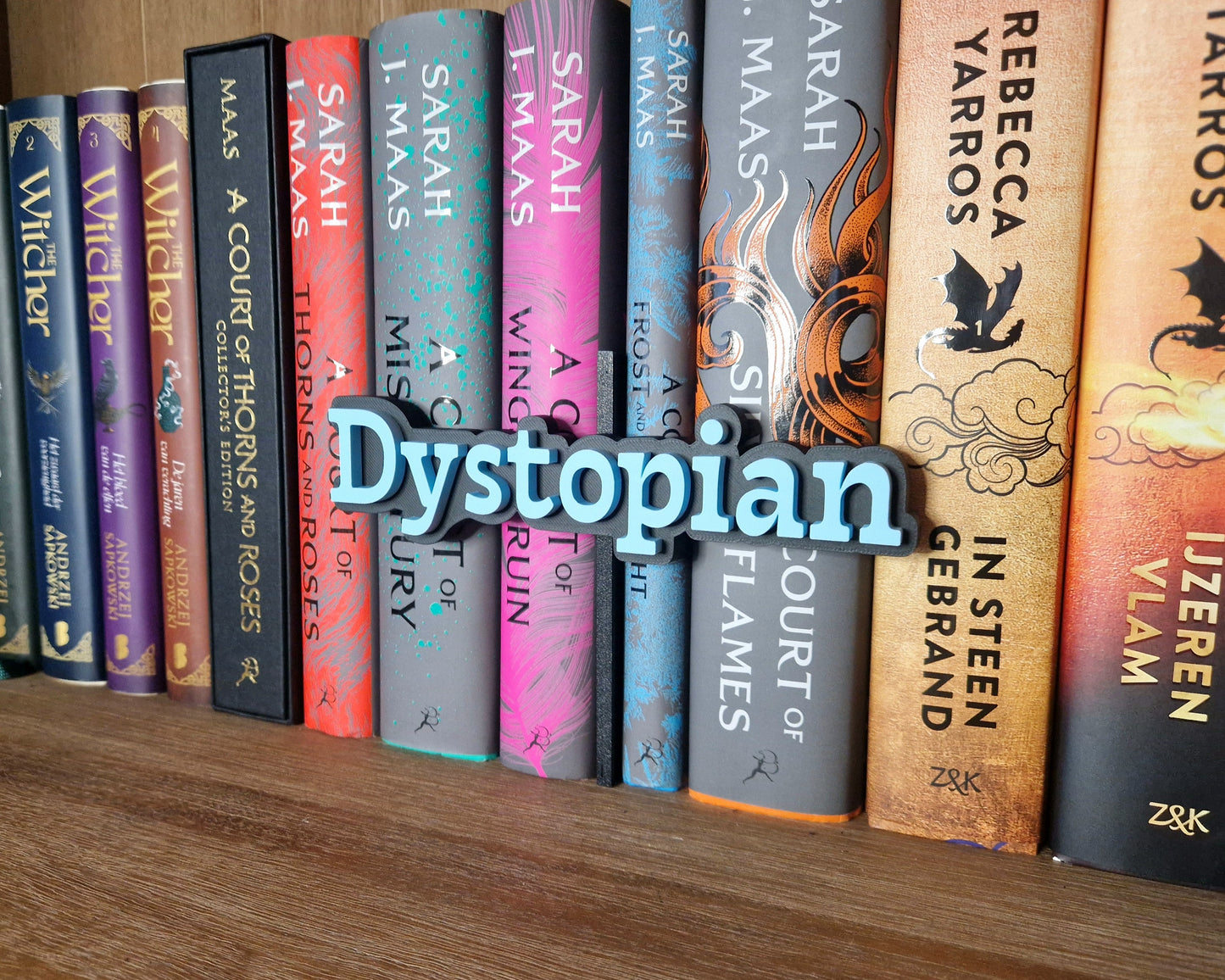 Bookshelf Peekout Sign - Dystopian