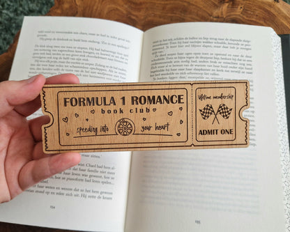 Genre Bookmark - Formula 1 Romance