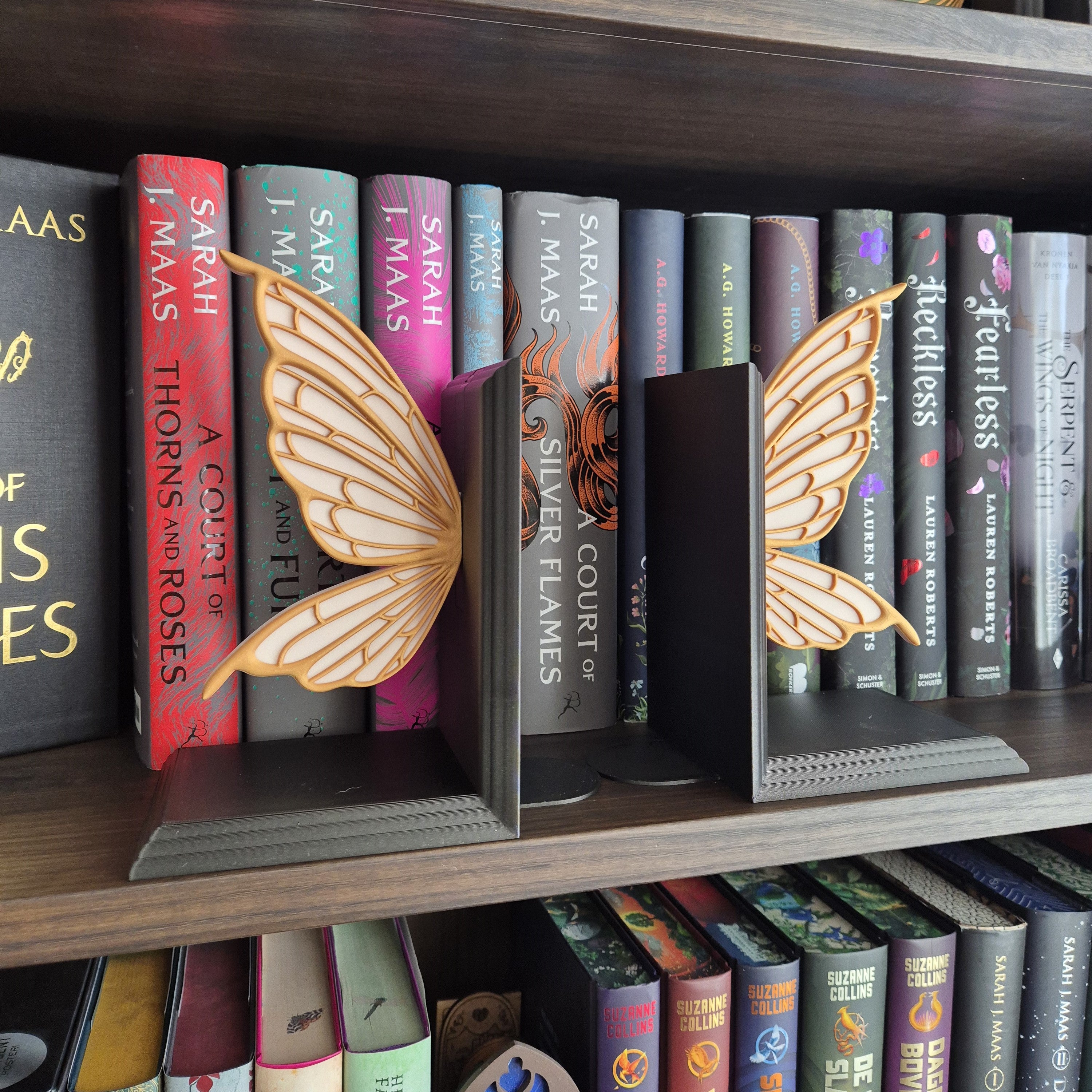 Boekensteunen - Fairy Wings